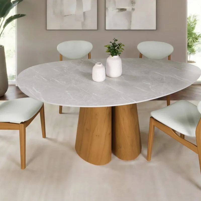 Mesa Imperial Nevasca / Cadeira Chloe